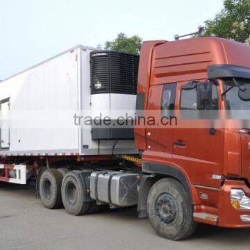 QINGZHUAN 30T HOWO refrigerator trailer Cold truck for sale China factory