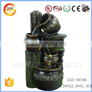 Trade assurance resin crafts Outdoor decorative water fountain