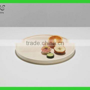 Round Shape Wooden Serving Tray photo-3