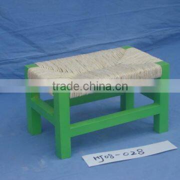 Eco-friend Natural Unfinished Home Decorative Small Wooden Children Chair photo-4