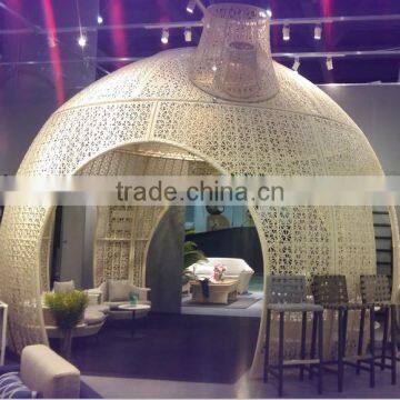 Rattan for Babylon Garden Wedding Party Decoration With Aluminum Frame Power Coated Detachable Babylon Garden Decoration photo-2