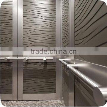 Interior Stainless Steel Etching Pattern Elevator Cabin Decoration photo-5