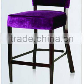 wholesale upholstered hotel bar chair in aluminum QL-B250