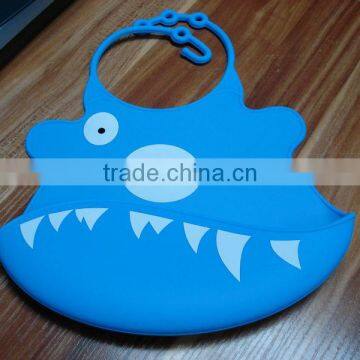 Food Grade Various Animal Design Silicone Baby Bib photo-2