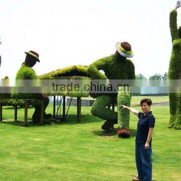life size large top party artificial landscape uv resin plastic animal leaf alphabet letter musicians bands statue E08 23N3