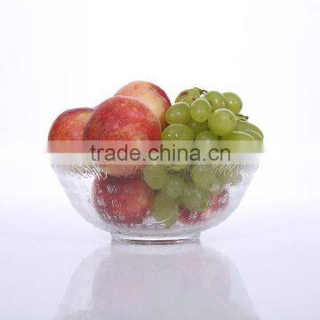 Custom Logo Chinese Pattern Cheap Clear Crystal Glass decorative Bowls