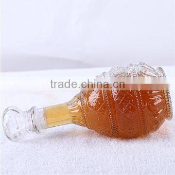 Glass Vodka Wine Bottles With Cork Lid TY42 photo-3