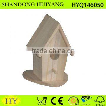 cheap handmade small wood crafts bird house wholesale