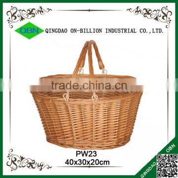 Outdoor Quality Willow Wholesale Bulk Cooler Picnic Basket photo-6