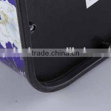 Plastic Trash Can Stainless Steel Rubbish Bin Household Garbage Can photo-3