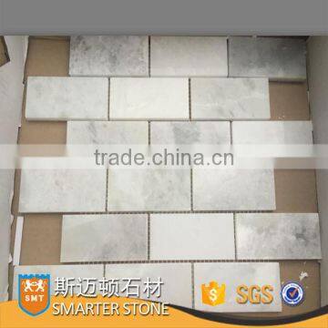 Paradise white marble mosaic carpet tile subway mosaic tile