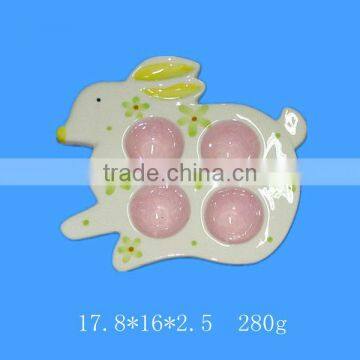 easter decorative ceramic egg holder