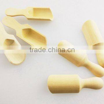 2017 China Home Decor Wholesale Most Popular Small Cosmetic Craft Wooden Scoop Kitchen Toys for Kids photo-4