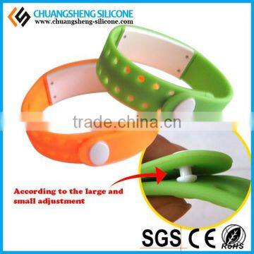 Colorful light LED smart watch with large menory USB