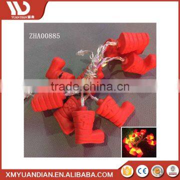 Promotional Wholesale Gift Craft Mini Shoe Led String Light Christmas Ornament photo-2