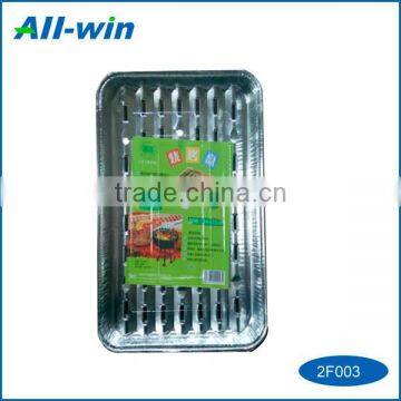 High-quality camping BBQ plate disposable Aluminium Barbecue plate