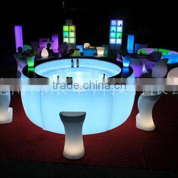 Outdor Party Used Waterproof LED Illuminated Bar Furniture Set Counter photo-2