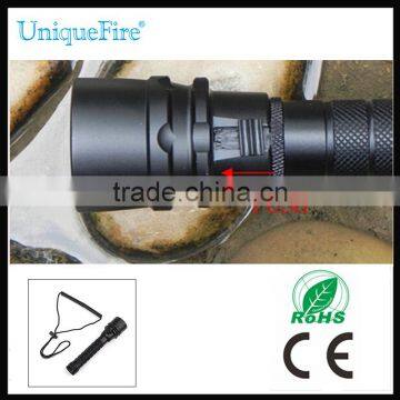 High power strong light waterproof led focus diving torch