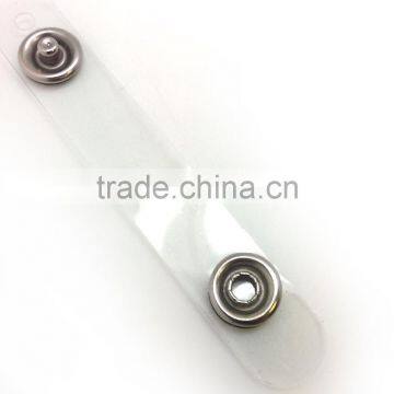 CLEAR STRAIGHT NARROW VINYL TAB, VINYL TAB WITH METAL SNAP photo-5