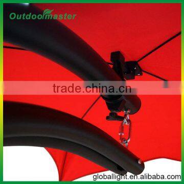 Orange Hanging Chaise Lounge Chair Arc Stand Air Porch Swing photo-4