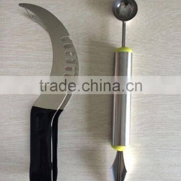 2016 Trade Assurance Supplier for Fruit Knife Melon Baller Scoop Watermelon Slicer Set photo-2