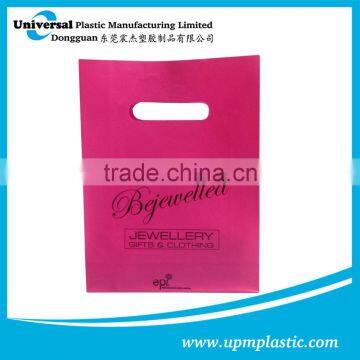 Eco-friendly Degredable Punched Out Handle Plastic Bag photo-4