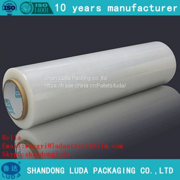 Factory wholesale anti tear transparent PE plastic stretch wrap film