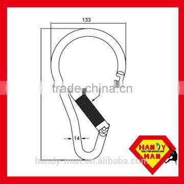 ANSI-2407TLP Certified Steel Optinal Captive Eye ANSI Carabiner photo-2