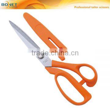 S14011 LFGB certificated 9" plastic sheath ABS plastic handles Tailor Scissors