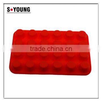 10112 24pcs CUPS Shape Silicone Cake Mold