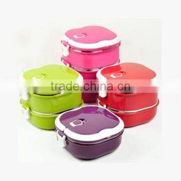 Multi-layer Stainless Steel Thermal Insulated Lunch Box Tiffin Box / Food Storage Containers photo-6