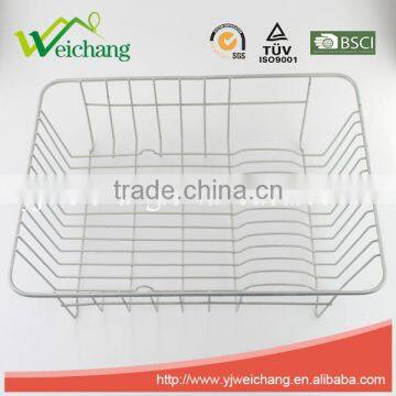 WCTS234A Hot Sale Wire Frame Big Kitchen Tools Stainless Steel Dish Rack