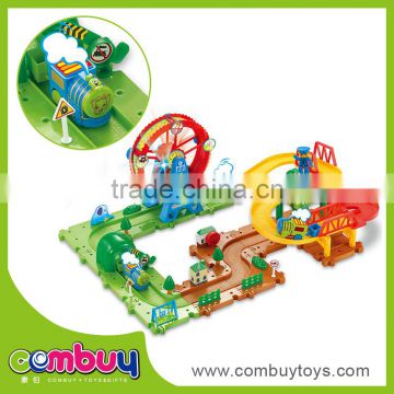 Best selling kids puzzle train track toys