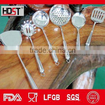 Food Grade Stainless steel Kitchen Utensils Top quality 6pcs kitchen utensils