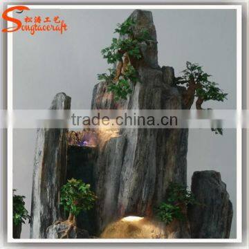 Water Fountains Wholesal Decorative Fiberglass Feng Shui Water Fountain Culpture Indoor Water Fountain Landscape Stone Fountain photo-2