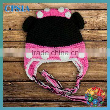 2014 New Style Fashion Animal Crochet Knitted Baby Fitted Hats Fit Boys or Girls