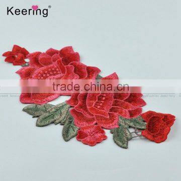 Flower Motifs Embroidery Patches Applique Fot Sewing Crafts Cloth photo-4