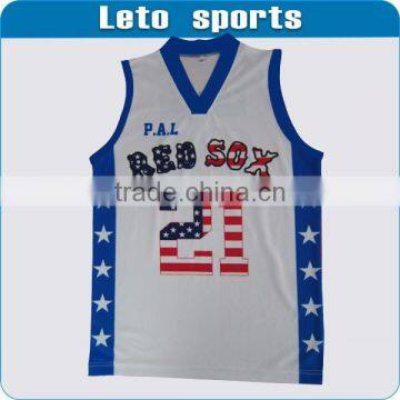 100% Polyester Basketball Jersey M Size to 4X Free Design Basketball Jerseys photo-2