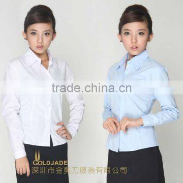 Women's Shirt, 2013 Latest Shirts for lady,100% Cotton Shirts