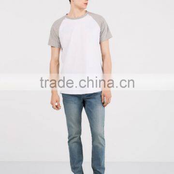 100% Cotton T-Shirt Blank t Shirts Slim Fit Plain Men Tee Black T-shirt photo-6