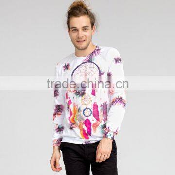 Wholesale Custom Sublimation Printed Men Winter Sweatshirt / Team Polyester Sports Sweatshirt photo-5