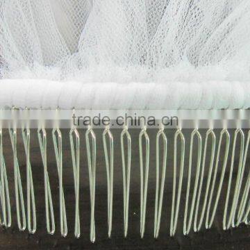 China Factory Embroidery Lace Indian Bridal Wedding Veils With Combs photo-2