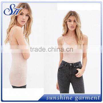 2015 New Fashion Knit V-Neck Cami tank top