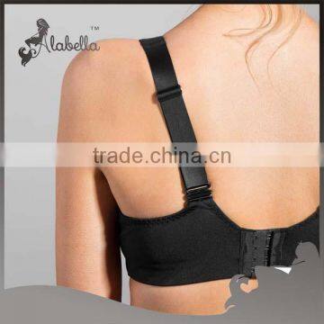 New Design Black Hot Selling High Quality Sports Bra for Women photo-5