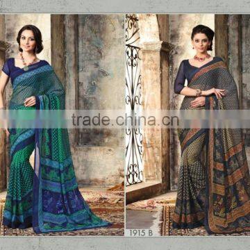 Glamour Chiffon Printed Designer Saree