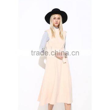 Maxnegio Ladies Smart Casual Dress Gaungzhou Clothing Manufacturer for Ladies photo-2