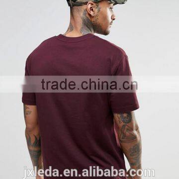 Wholesale Cropped Plain Crewneck T-shirt OEM Gym Men photo-2