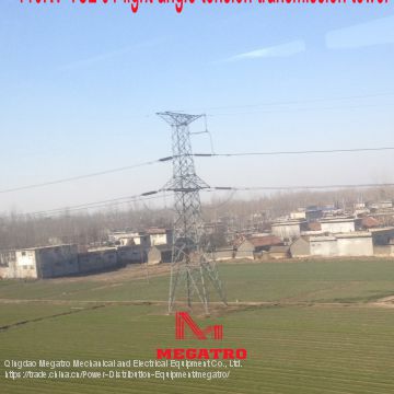 MEGATRO 110kV 1C2 J1 light angle tension transmission tower