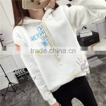 100%cotton Wholesale Woman Sweatshirt With Hood Popular Among Adults CVC(65/35) photo-2