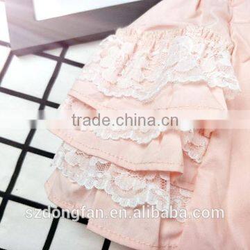 Clothing Manufacturers Overseas Printed Bubble Lace Baby Clothes Romper photo-4